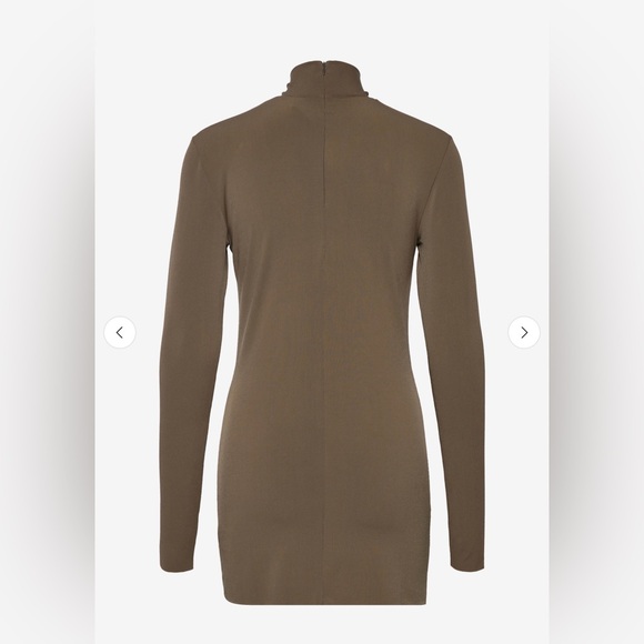 Day Birger et Mikkelsen Elegant Brown Long Sleeve turtleneck blouse size S - Picture 2 of 5